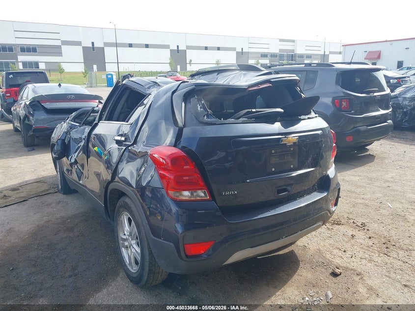 VIN 3GNCJLSB6KL168197 2019 CHEVROLET TRAX LT