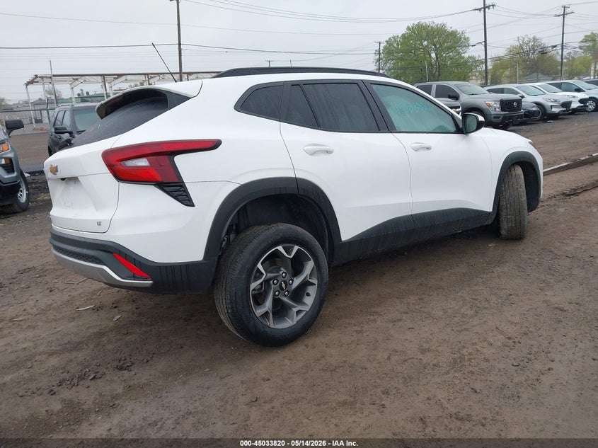 Vin: kl77lhe20rc239782, lot: 45531337, chevrolet trax fwd lt 20244
