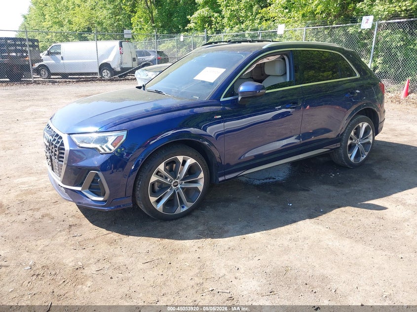 Vin: wa1eecf35m1123877, lot: 45531437, audi q3 premium plus 45 tfsi s line quattro tiptronic 20212