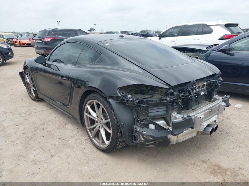 Vin: wp0aa2a8xks260754, lot: 45531472, porsche 718 cayman 20193
