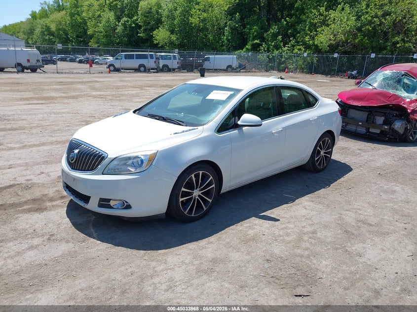 Vin: 1g4pr5sk5h4113765, lot: 45531485, buick verano sport touring 20172