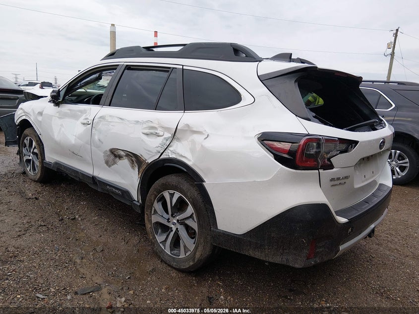 Vin: 4s4btamcxn3171107, lot: 45531492, subaru outback limited 20223