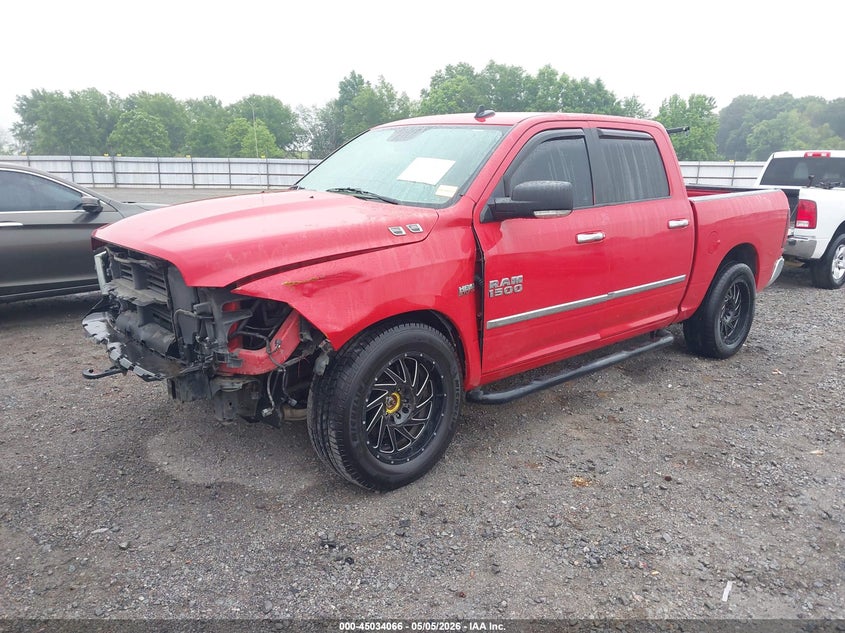 Vin: 3c6rr7lt8hg523826, lot: 45531583, ram 1500 big horn  4x4 5'7 box 20172