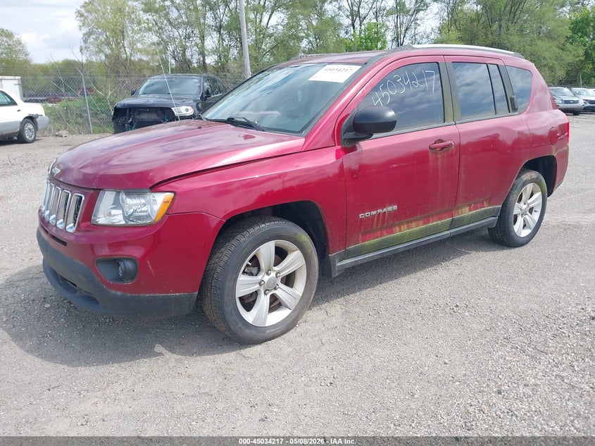 2012 Jeep Compass Sport 1C4NJCBBXCD666394 photo 1