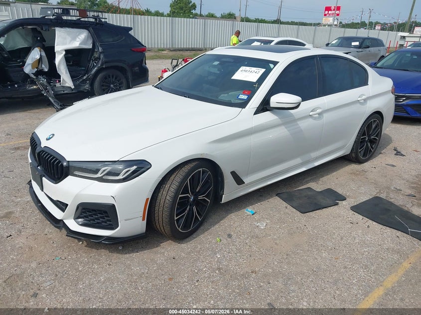 Vin: wba53bj0xmww92727, lot: 45531759, bmw 540i 20212