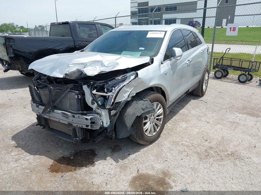 Vin: 1gyknars5jz212517, lot: 45531762, cadillac xt5 standard 20182