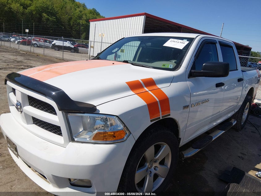 Vin: 1c6rd7ktxcs208446, lot: 45531817, ram 1500 st 20122