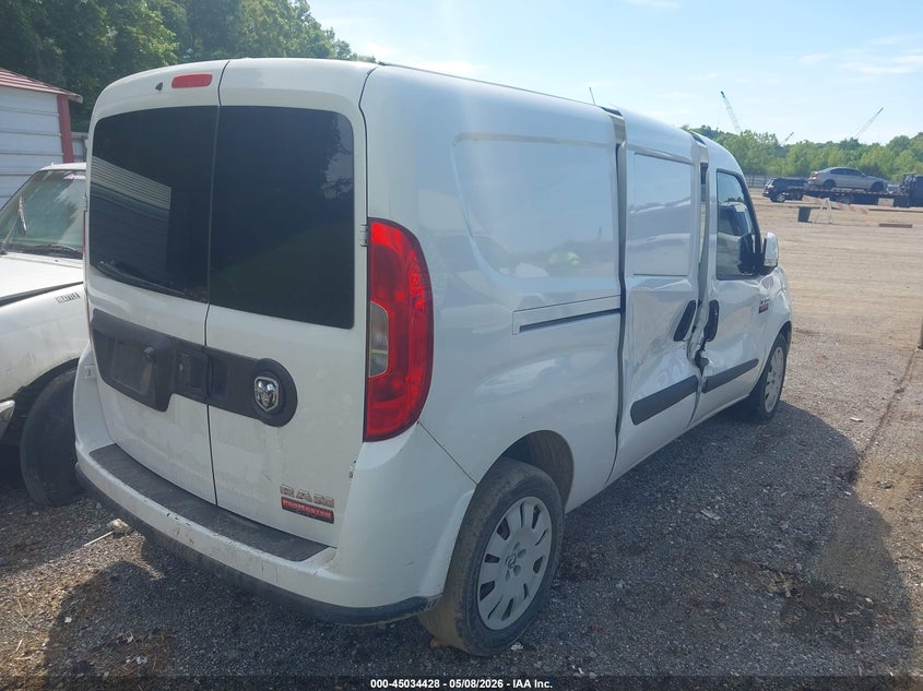 Vin: zfberfbb3h6d88093, lot: 45531946, ram promaster city tradesman slt 20174