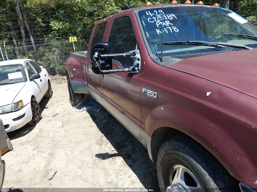 1999 Ford F-350 Lariat/Xl/Xlt VIN: 1FTWW32F9XEC23789 Lot: 45034553