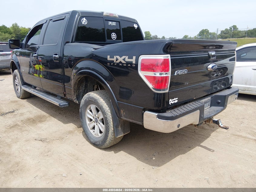 Vin: 1ftfw1et0cfa84243, lot: 45532171, ford f-150 lariat 20123