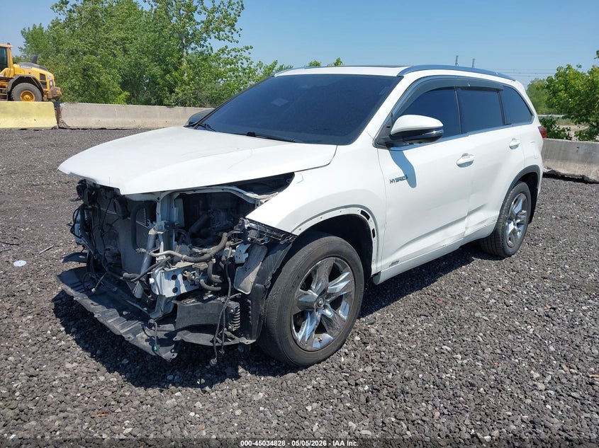 Vin: 5tddgrfh4ks075945, lot: 45532345, toyota highlander hybrid limited platinum 20192