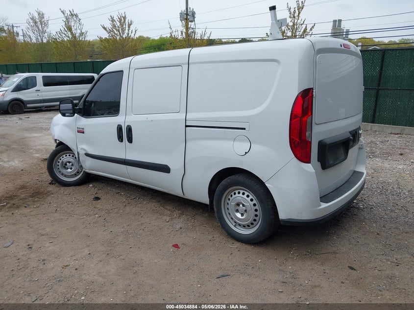 Vin: zfbhrfab5n6w96003, lot: 45532401, ram promaster city cargo van 20223