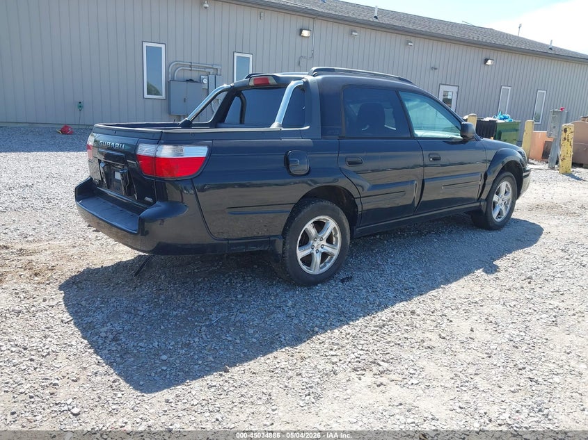 2006 SUBARU BAJA TRUCK 2.5L H-4 VVT, 173HP