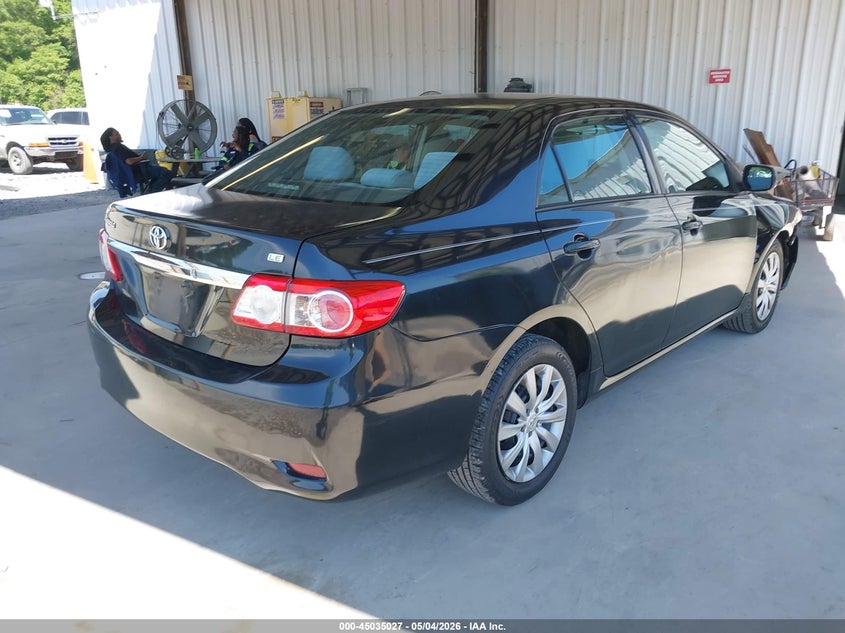 2012 Toyota Corolla 1.8 Le Black Lot 111045035027 Vin 2T1BU4EE9CC818233