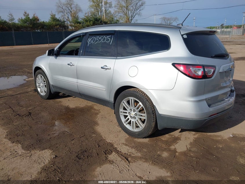 Vin: 1gnkvgkd3fj190163, lot: 45532568, chevrolet traverse 1lt 20153