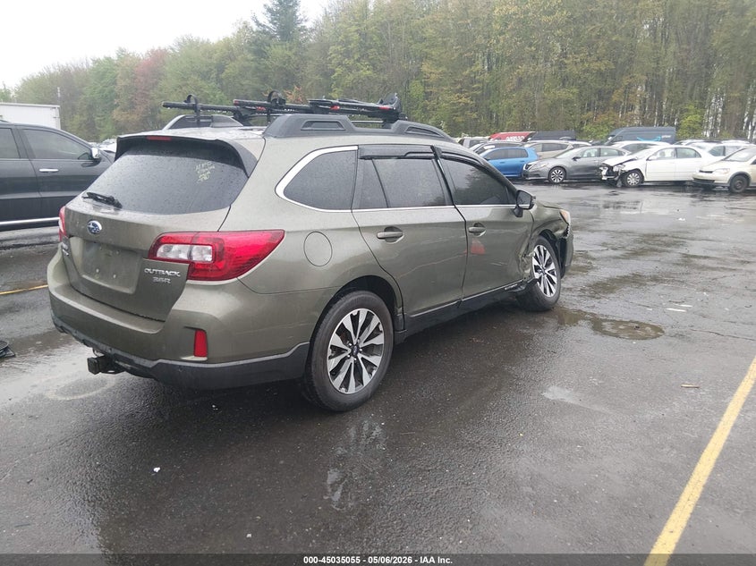Vin: 4s4bsenc9h3339798, lot: 45532572, subaru outback 3.6r limited 20174