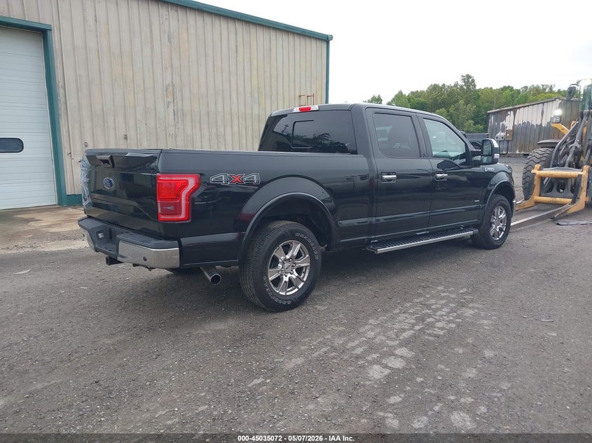 Vin: 1ftfw1eg0ffa85450, lot: 45532589, ford f-150 lariat 20154