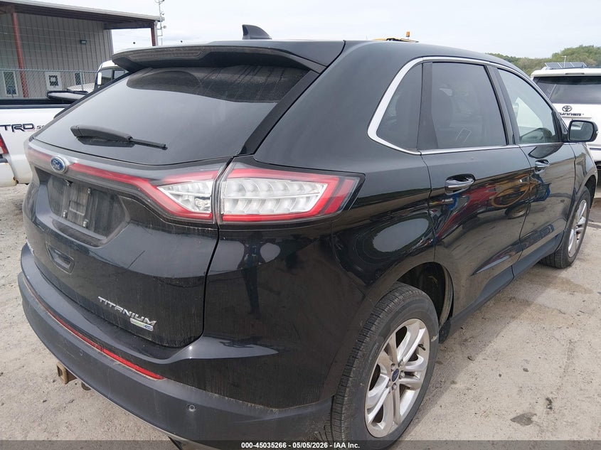 Vin: 2fmpk4k97hbb26146, lot: 45532782, ford edge titanium 20174