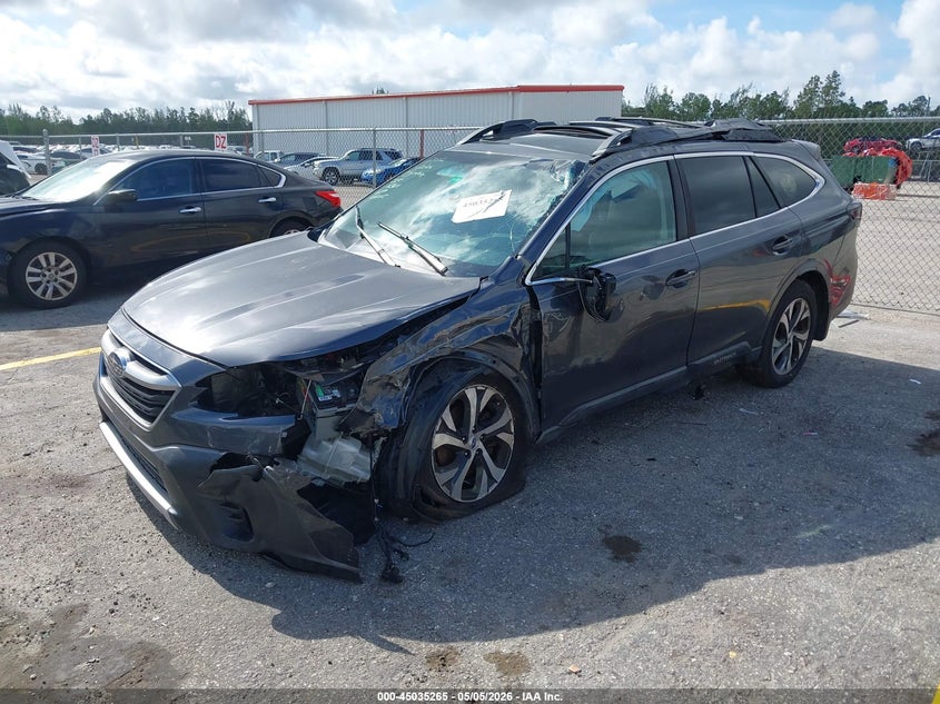 Vin: 4s4btgnd9l3118115, lot: 45532783, subaru outback limited xt 20202