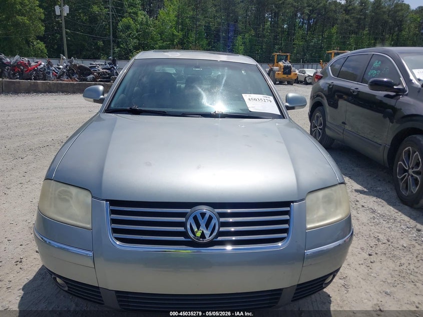 2004 Volkswagen Passat Glx VIN: WVWRH63B74P198377 Lot: 45035279