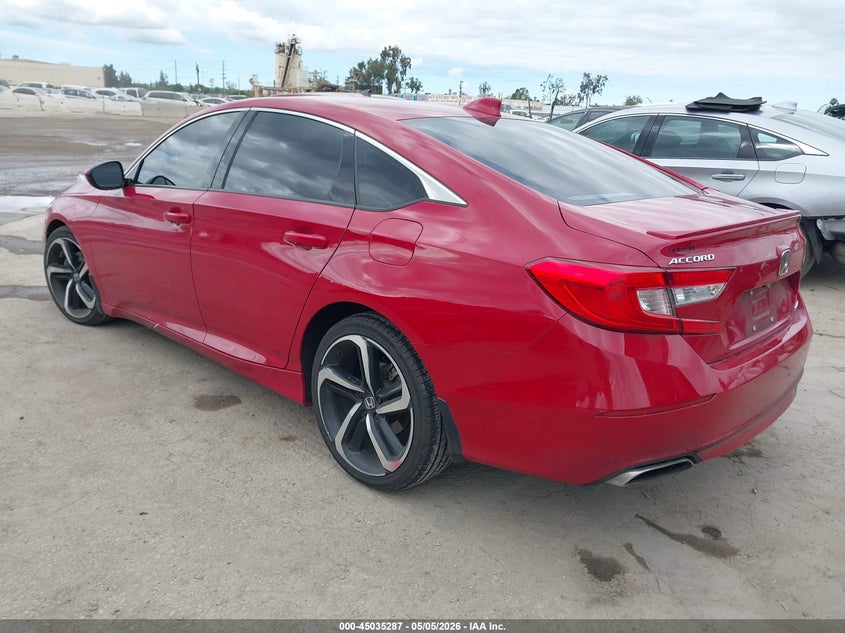 VIN 1HGCV1F35LA127932 2020 HONDA ACCORD SPORT