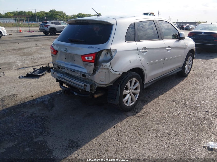 Vin: 4a4ap3au6fe005324, lot: 45532805, mitsubishi outlander sport es 20154
