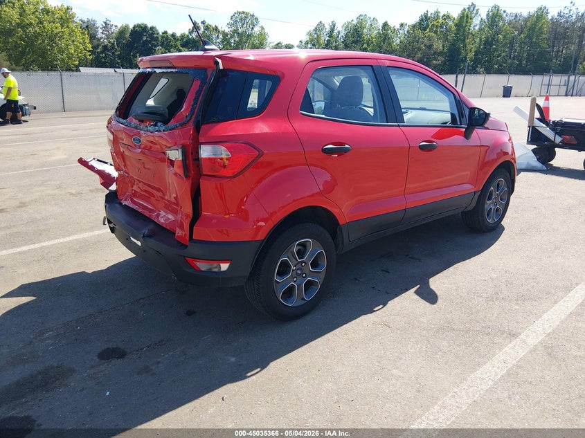 VIN MAJ3S2FE1MC417840 2021 FORD ECOSPORT S