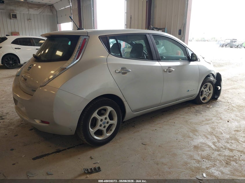 Vin: 1n4az0cp9dc422989, lot: 45532890, nissan leaf sv 20134