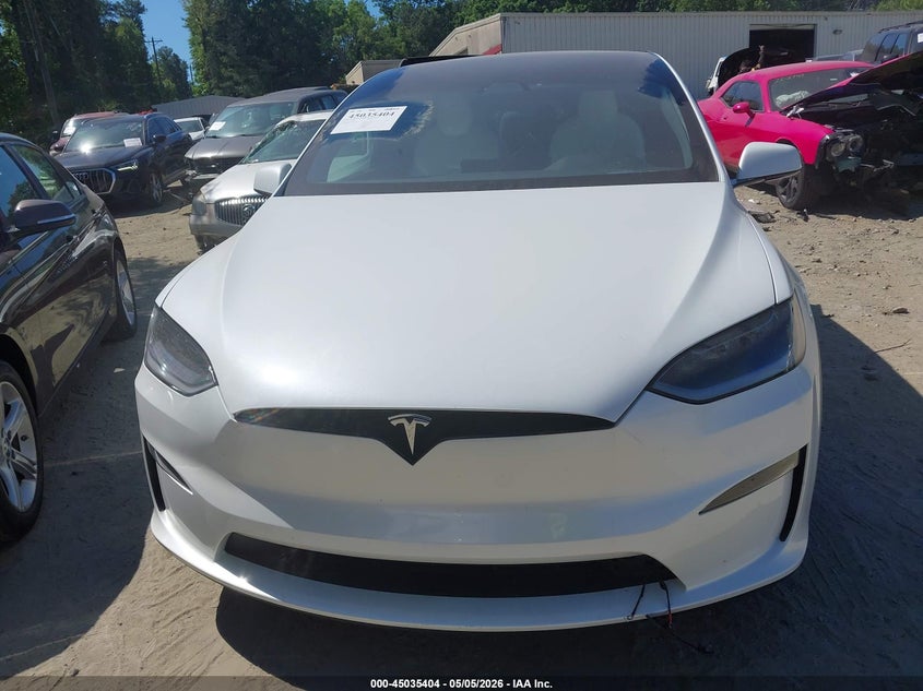 2025 Tesla Model X Long Range VIN: 7SAXCBE54SF466950 Lot: 45035404