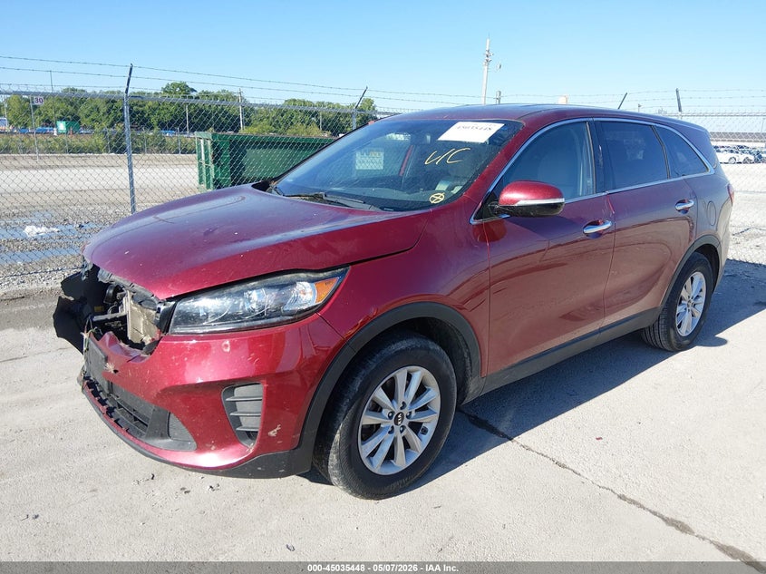 5XYPG4A37KG521384 2019 Kia Sorento 2.4l Lx photo 1
