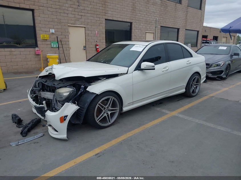 2011 MERCEDES-BENZ C-KLASSE SEDAN 3.0L V-6 DOHC, VVT, 228HP