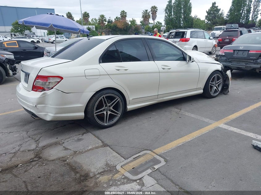 2011 MERCEDES-BENZ C-KLASSE SEDAN 3.0L V-6 DOHC, VVT, 228HP