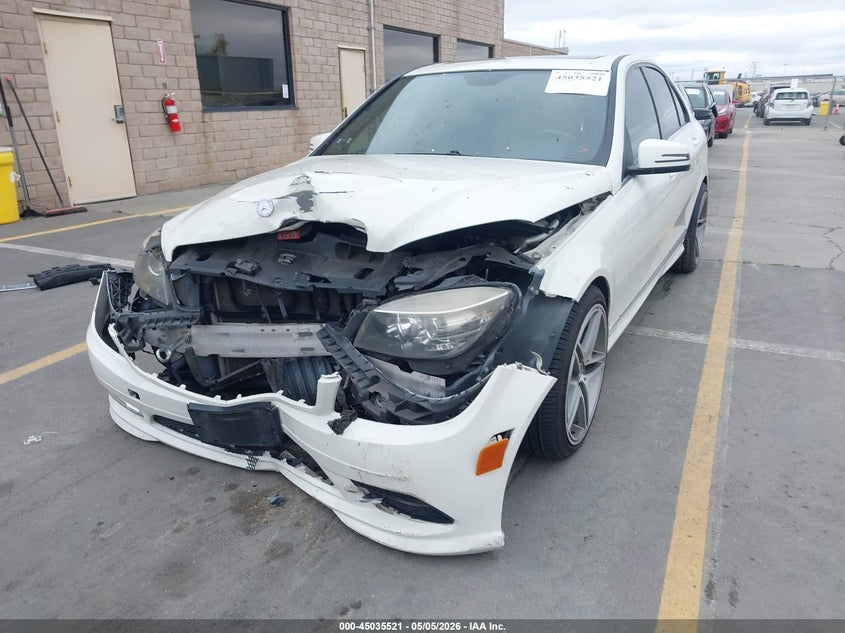 2011 MERCEDES-BENZ C-KLASSE SEDAN 3.0L V-6 DOHC, VVT, 228HP