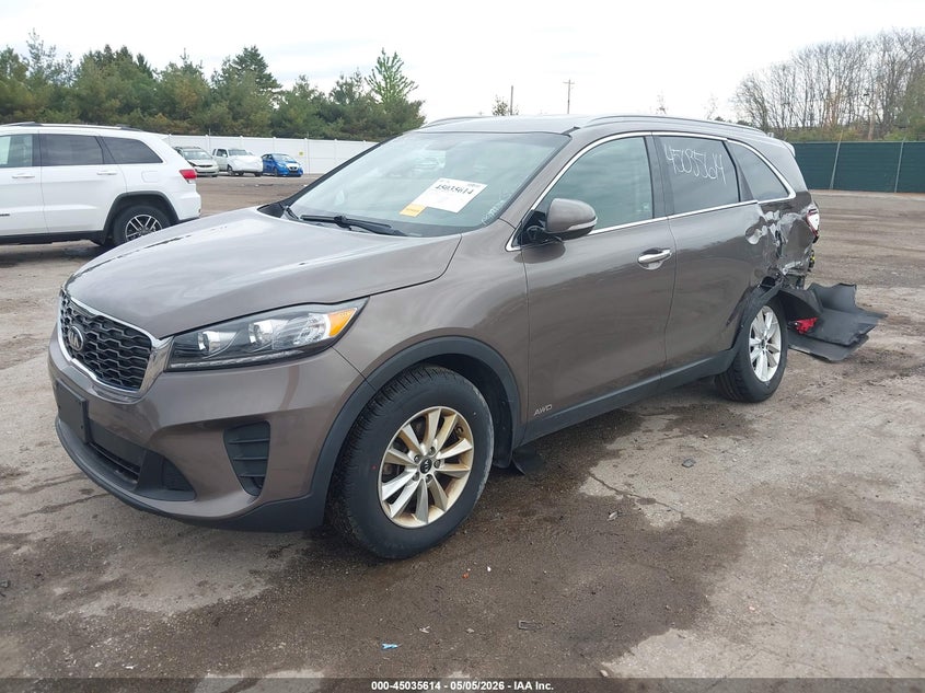 2019 Kia Sorento 2.4l Lx 5XYPGDA33KG574471 photo 1