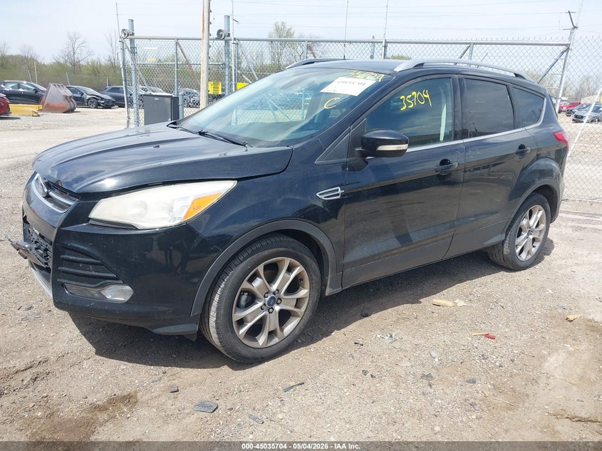 Vin: 1fmcu0jxxfub47968, lot: 45533221, ford escape titanium 20152