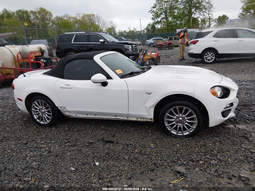 2017 Fiat 124 Spider Classica VIN: JC1NFAEK7H0123100 Lot: 45035737