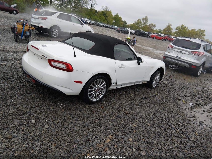 Vin: jc1nfaek7h0123100, lot: 45533254, fiat 124 spider classica 20174