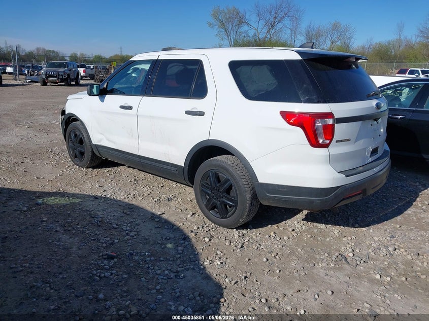 Vin: 1fm5k8ar3kgb15130, lot: 45533368, ford police interceptor utility 20193