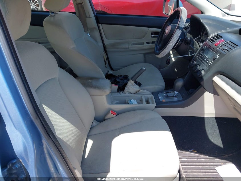 2012 Subaru Impreza 2.0 2.0I Premium blue Lot 111045035979 Vin JF1GJAB67CH020180