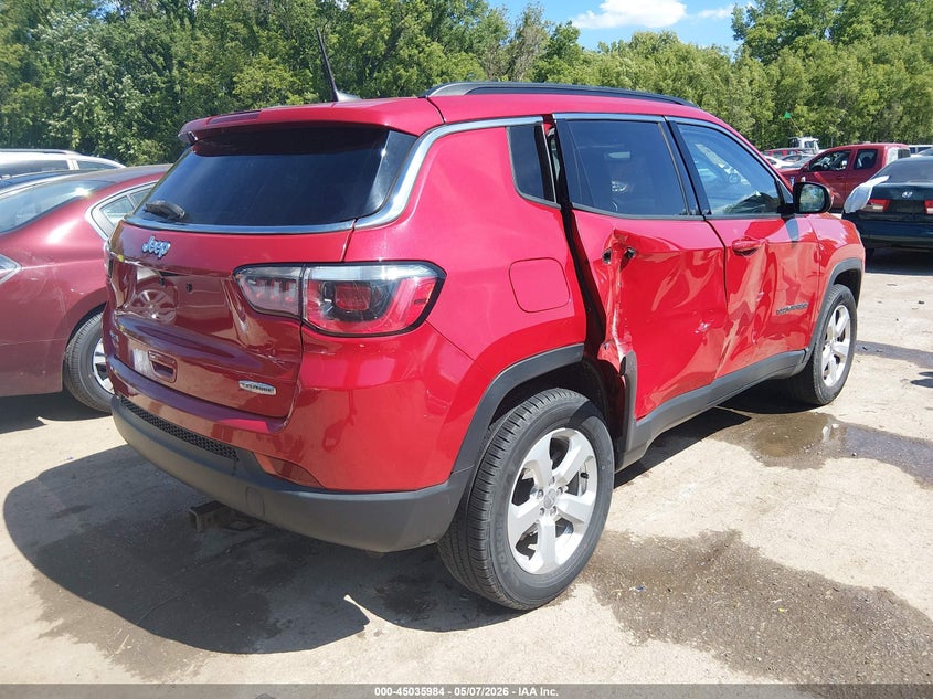 Vin: 3c4njdbb2jt111940, lot: 45533501, jeep compass latitude 4x4 20184