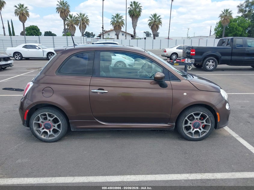 2015 Fiat 500 Sport VIN: 3C3CFFBR3FT601784 Lot: 45035986