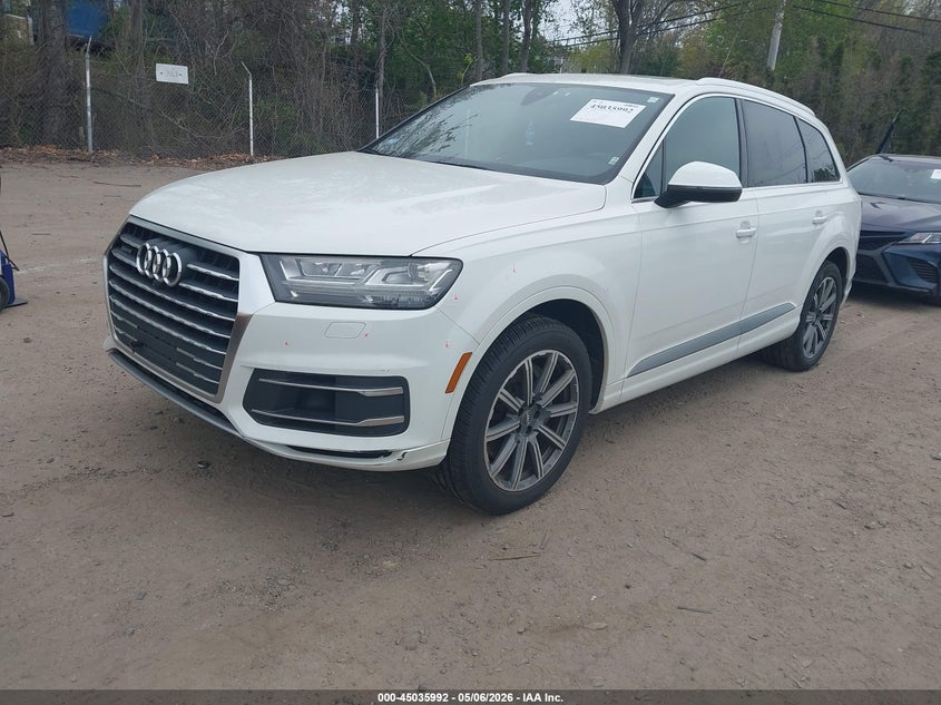 Vin: wa1laaf71jd029063, lot: 45533509, audi q7 3.0t premium 20182