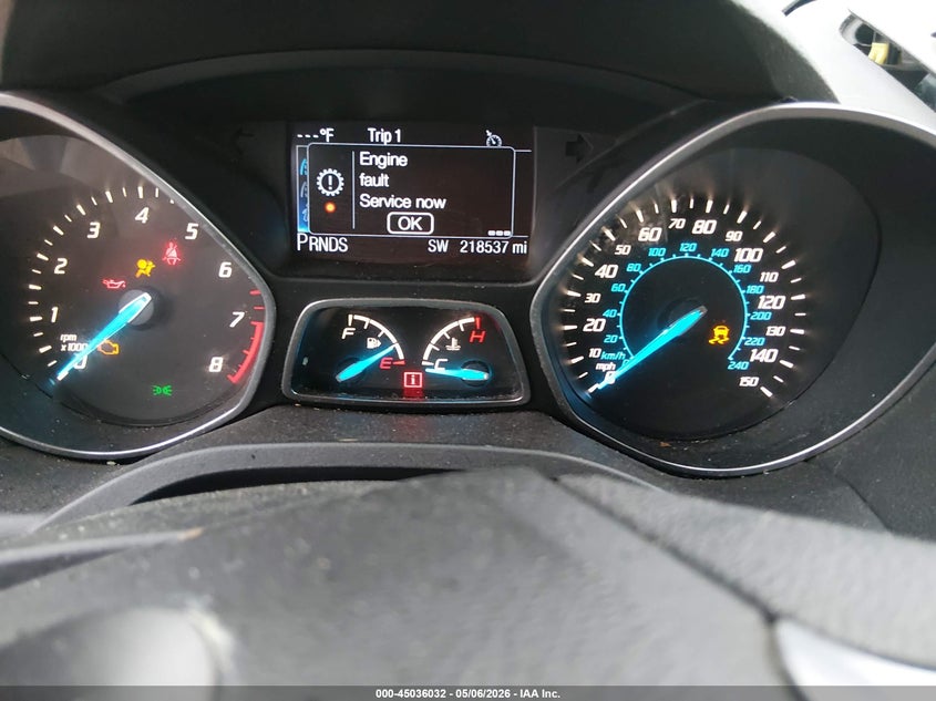 2013 FORD ESCAPE SPORT UTILITY VEHICLE 2.0L I-4 DI, DOHC, VVT, TURBO, 231HP