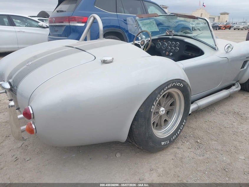 2007 Classic Roadster Ltd Kit Car VIN: 4KCDAK1237F000057 Lot: 45036096