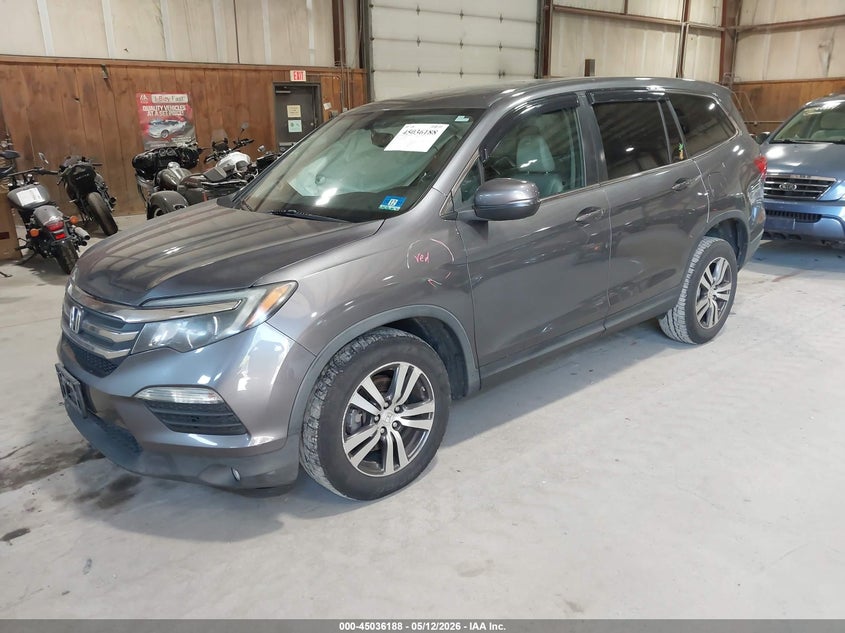 Vin: 5fnyf6h53gb112565, lot: 45533704, honda pilot ex-l 20162