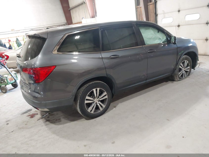 Vin: 5fnyf6h53gb112565, lot: 45533704, honda pilot ex-l 20164