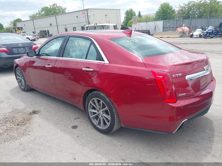 Vin: 1g6ax5sx7h0126720, lot: 45533716, cadillac cts luxury 20173