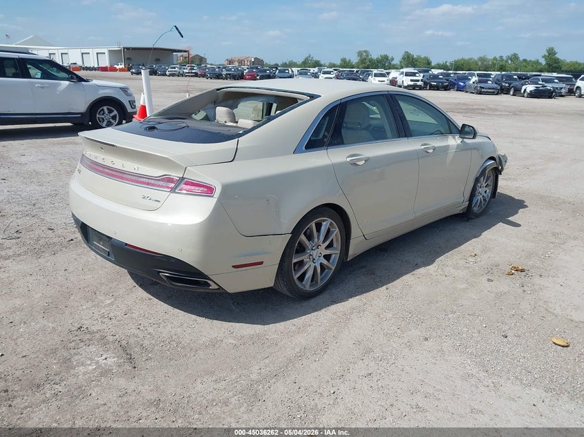 2016 LINCOLN MKZ SEDAN 2.0L I-4 DI, DOHC, VVT, TURBO, 240HP
