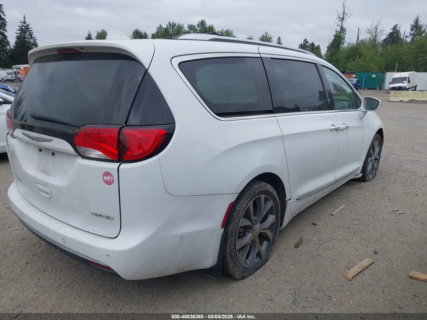 Vin: 2c4rc1ggxhr703520, lot: 45533885, chrysler pacifica limited 20174