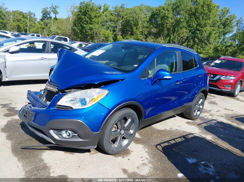 Vin: kl4cjbsbxeb675123, lot: 45533892, buick encore convenience 20142